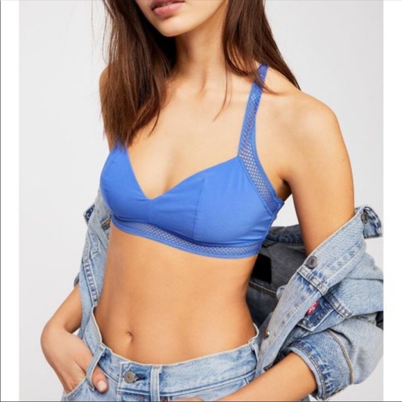 Free People Other - NWT• Free People Blue Iris Layla Bralette